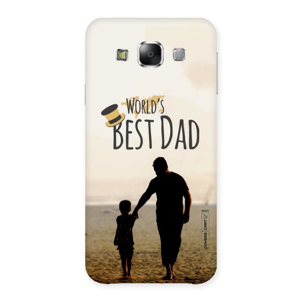 Worlds Best Dad Back Case for Samsung Galaxy E5