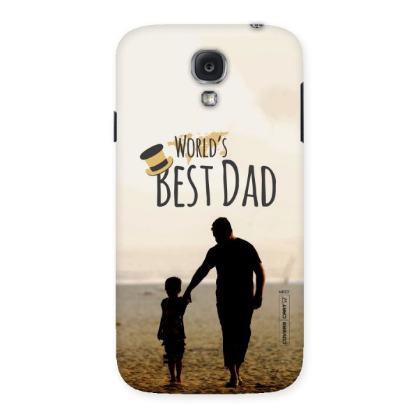 Worlds Best Dad Back Case for Samsung Galaxy S4