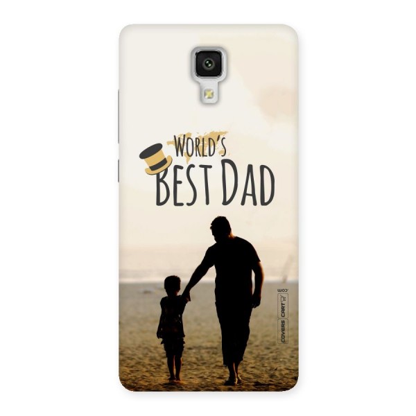 Worlds Best Dad Back Case for Xiaomi Mi 4