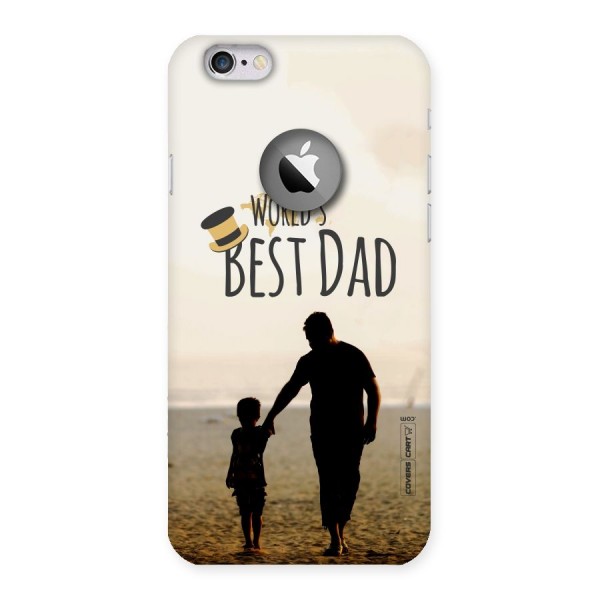 Worlds Best Dad Back Case for iPhone 6 Logo Cut