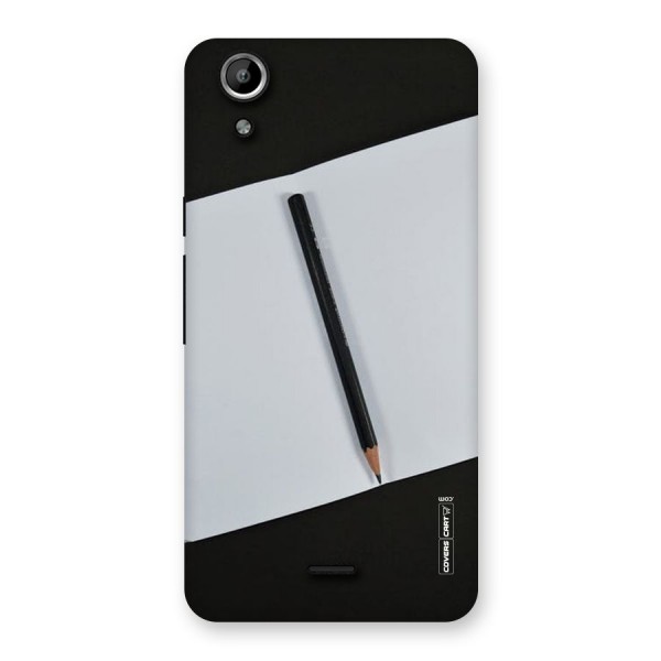 Write Your Thoughts Back Case for Micromax Canvas Selfie Lens Q345