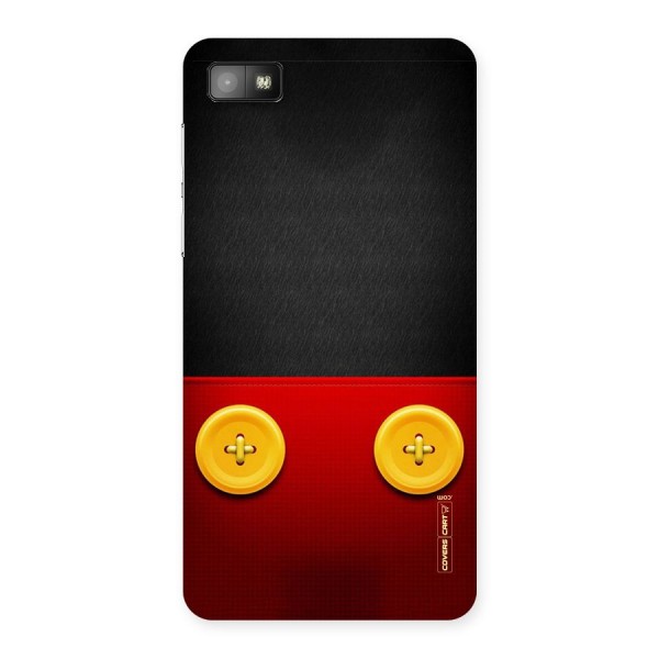 Yellow Button Back Case for Blackberry Z10