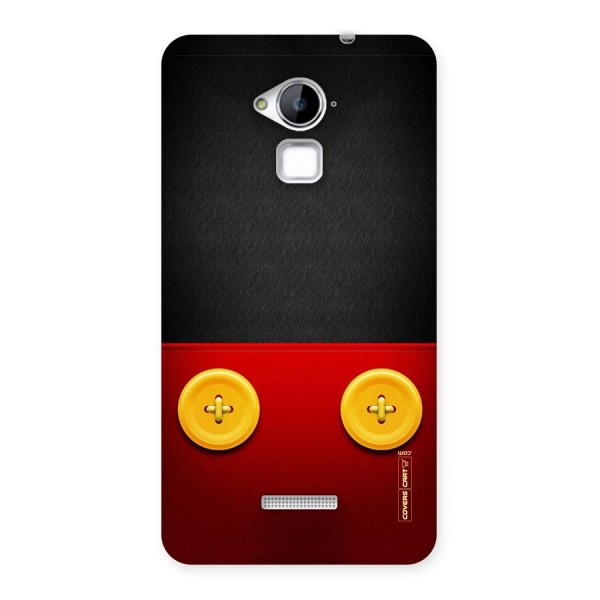 Yellow Button Back Case for Coolpad Note 3