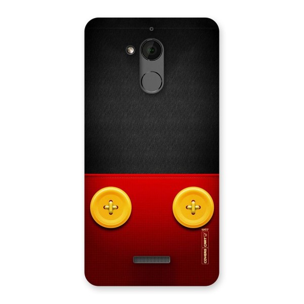 Yellow Button Back Case for Coolpad Note 5
