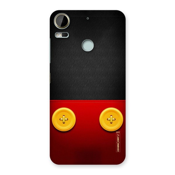 Yellow Button Back Case for Desire 10 Pro