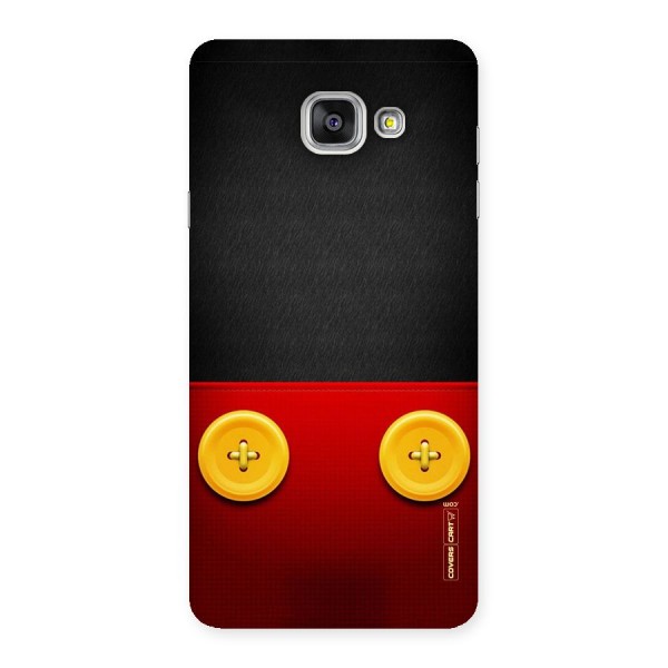 Yellow Button Back Case for Galaxy A7 2016