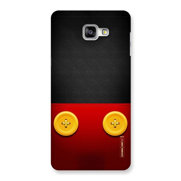 Yellow Button Back Case for Galaxy A9