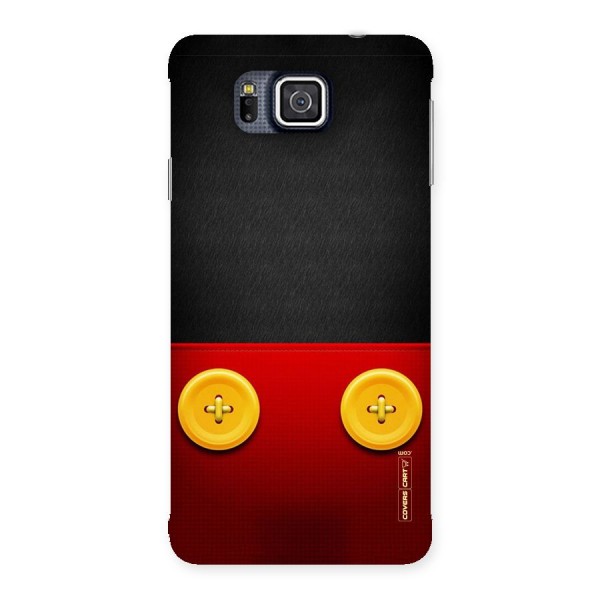 Yellow Button Back Case for Galaxy Alpha