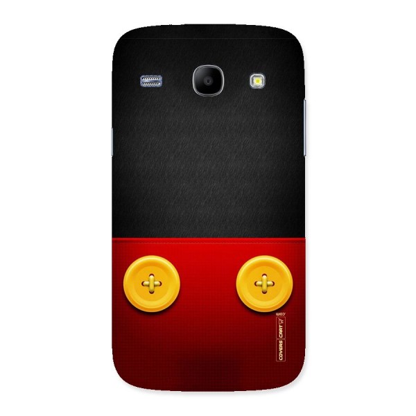 Yellow Button Back Case for Galaxy Core