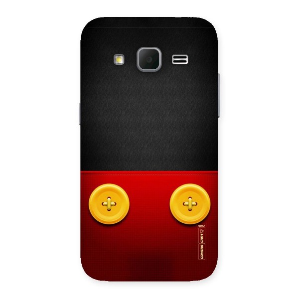 Yellow Button Back Case for Galaxy Core Prime