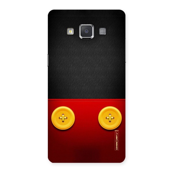 Yellow Button Back Case for Galaxy Grand 3