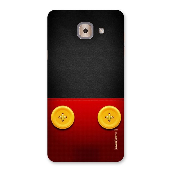 Yellow Button Back Case for Galaxy J7 Max