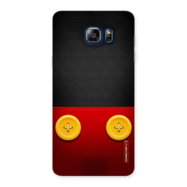 Yellow Button Back Case for Galaxy Note 5