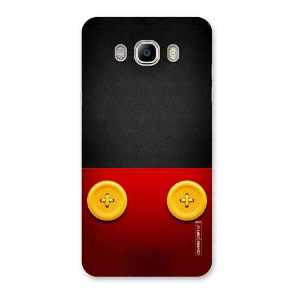 Yellow Button Back Case for Galaxy On8