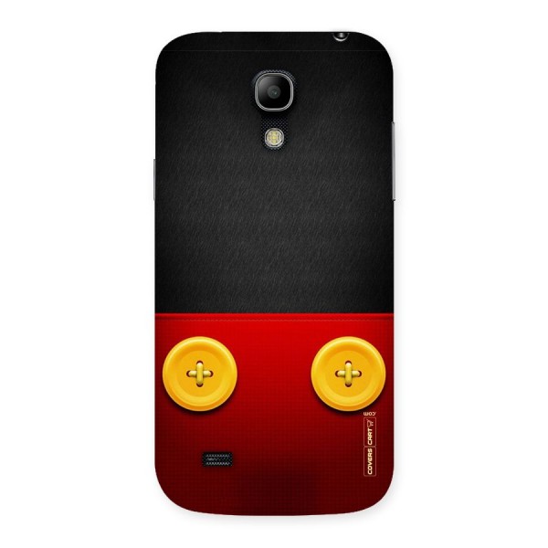 Yellow Button Back Case for Galaxy S4 Mini
