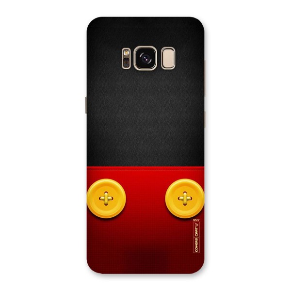 Yellow Button Back Case for Galaxy S8