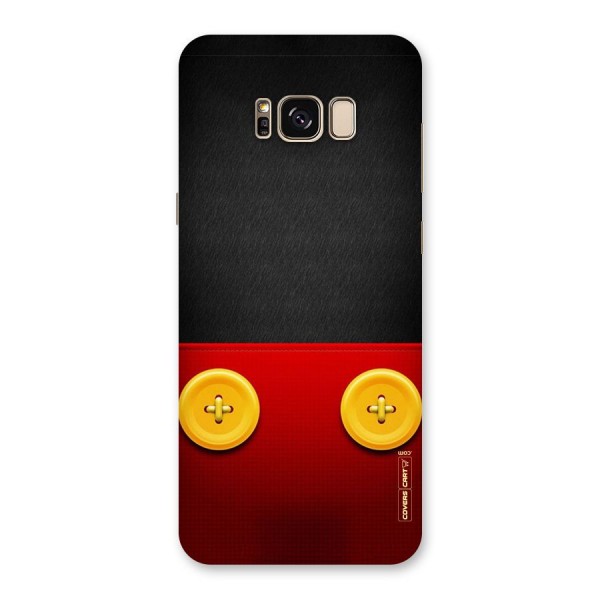 Yellow Button Back Case for Galaxy S8 Plus