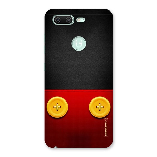 Yellow Button Back Case for Gionee S10