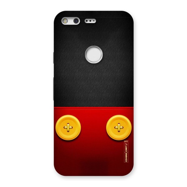 Yellow Button Back Case for Google Pixel XL