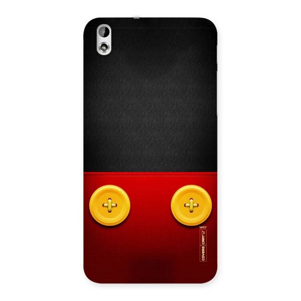 Yellow Button Back Case for HTC Desire 816