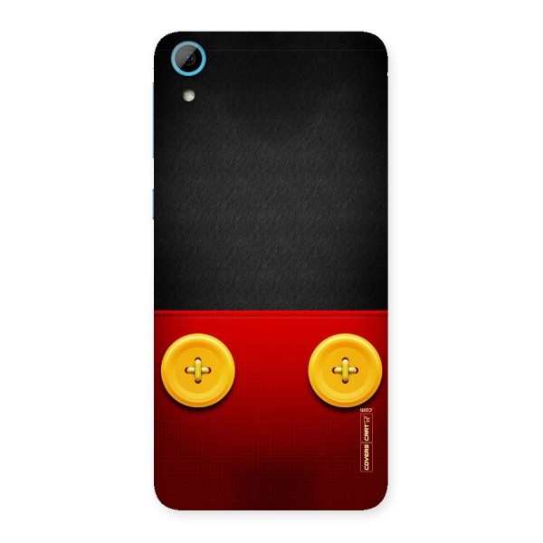 Yellow Button Back Case for HTC Desire 826