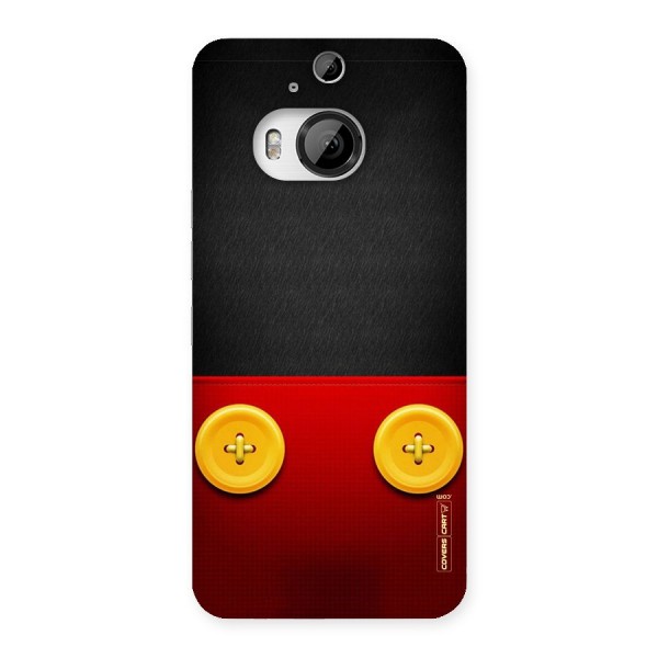 Yellow Button Back Case for HTC One M9 Plus