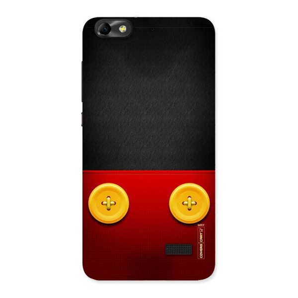 Yellow Button Back Case for Honor 4C