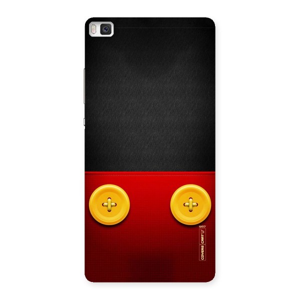 Yellow Button Back Case for Huawei P8