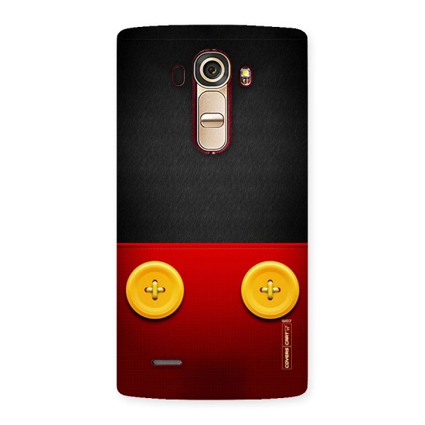 Yellow Button Back Case for LG G4