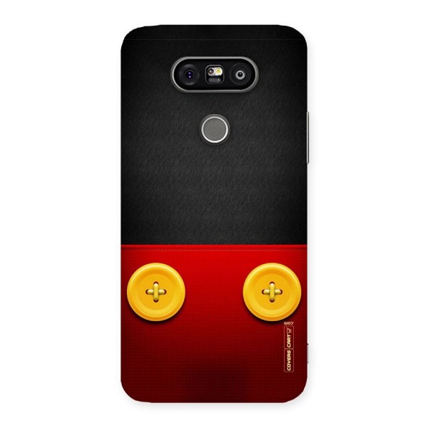 Yellow Button Back Case for LG G5