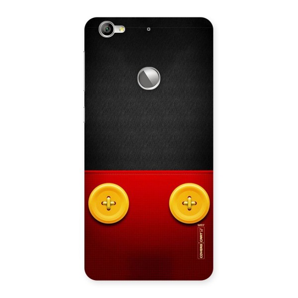 Yellow Button Back Case for LeTV Le 1s