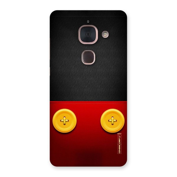 Yellow Button Back Case for Le Max 2