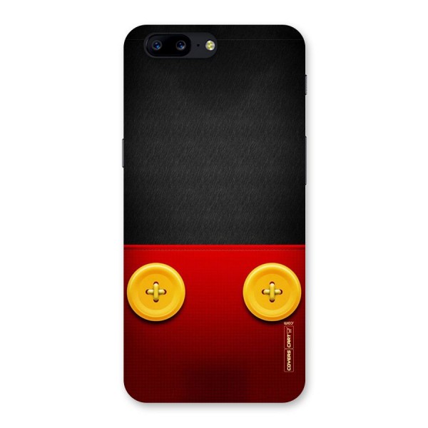 Yellow Button Back Case for OnePlus 5