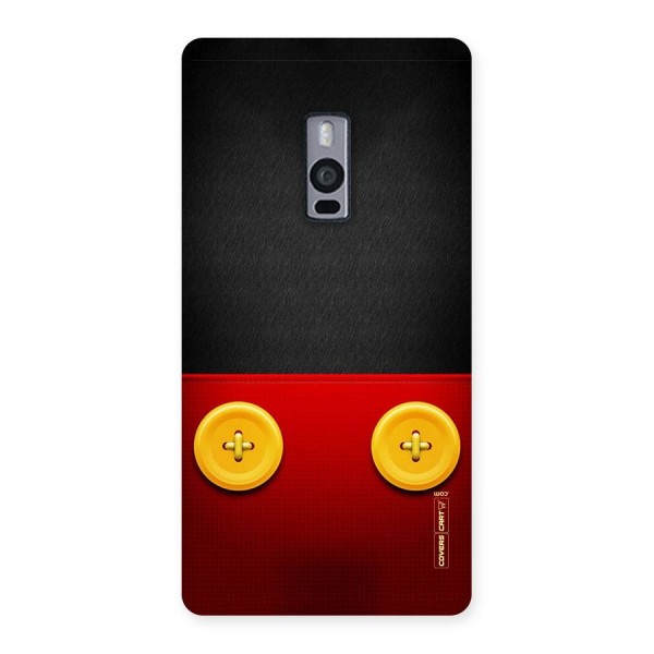 Yellow Button Back Case for OnePlus Two