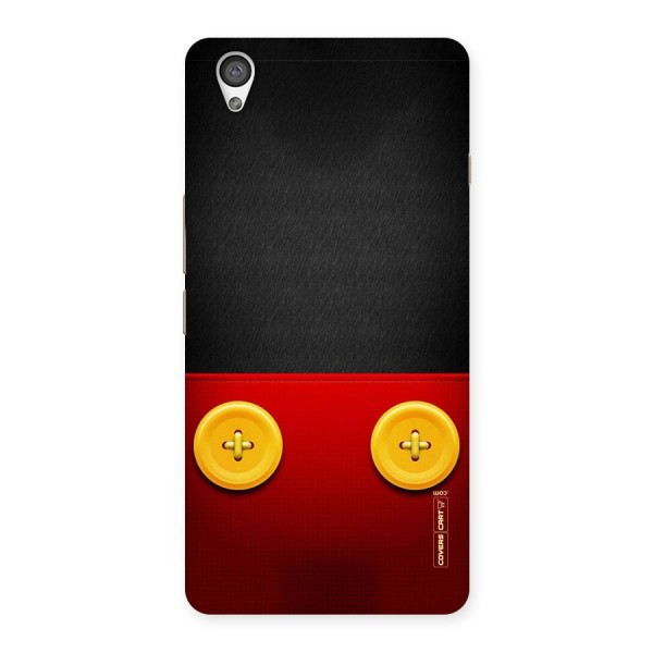 Yellow Button Back Case for OnePlus X