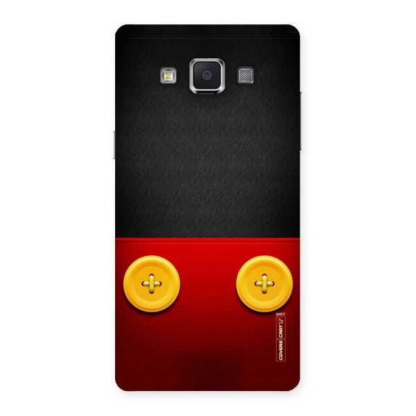 Yellow Button Back Case for Samsung Galaxy A5