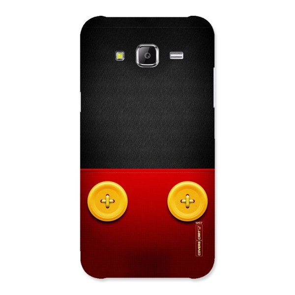 Yellow Button Back Case for Samsung Galaxy J2 Prime