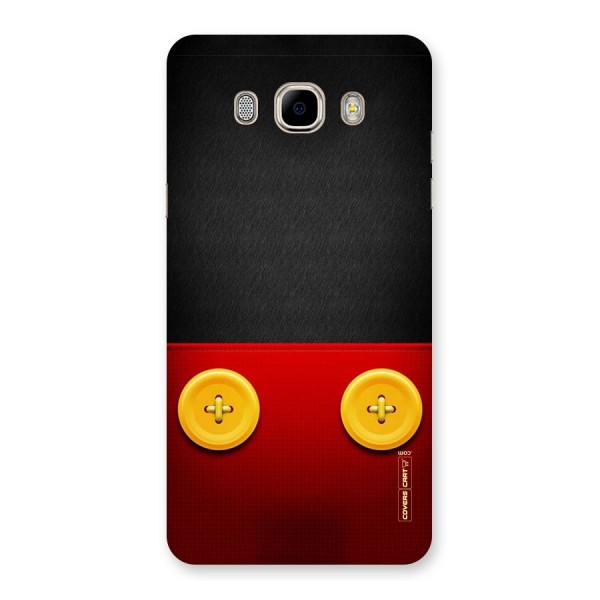 Yellow Button Back Case for Samsung Galaxy J7 2016