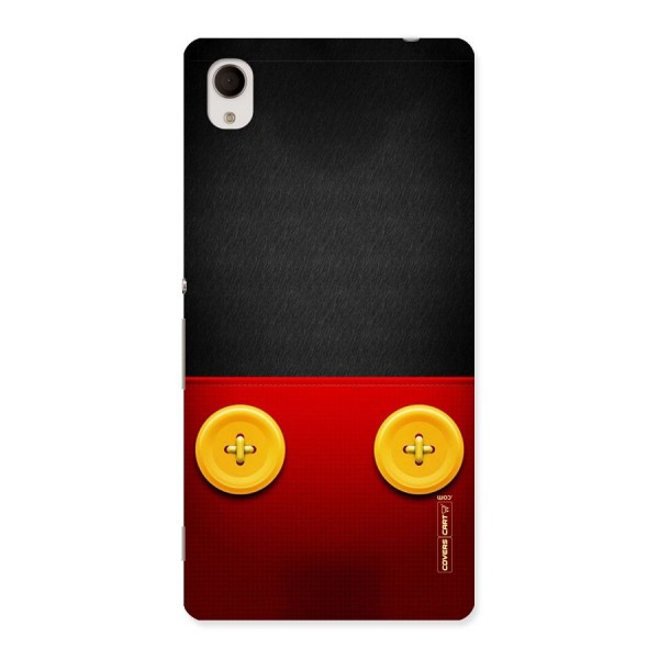 Yellow Button Back Case for Sony Xperia M4
