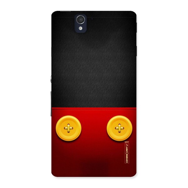 Yellow Button Back Case for Sony Xperia Z