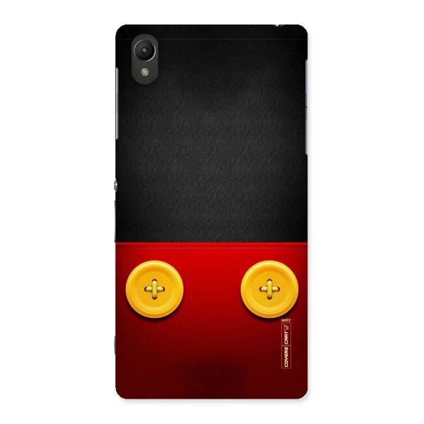 Yellow Button Back Case for Sony Xperia Z2