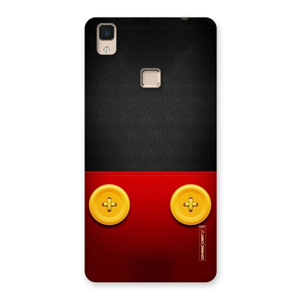 Yellow Button Back Case for V3 Max