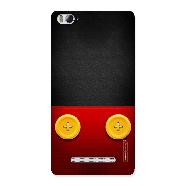 Yellow Button Back Case for Xiaomi Mi4i