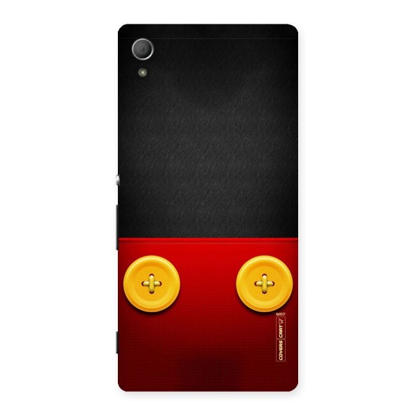 Yellow Button Back Case for Xperia Z4