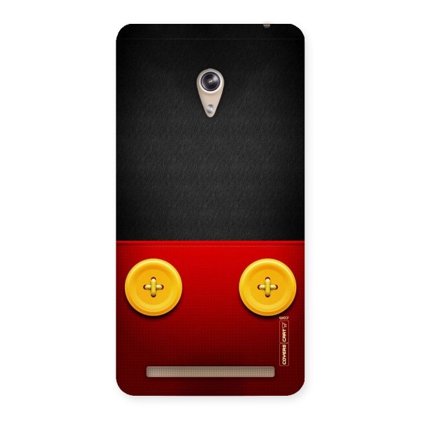 Yellow Button Back Case for Zenfone 6