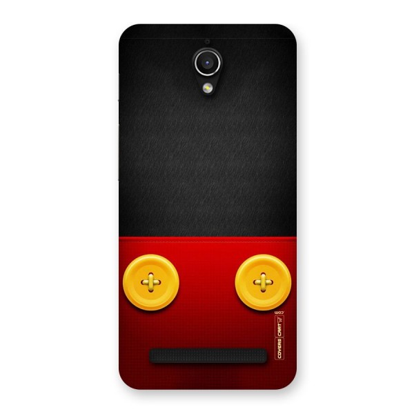 Yellow Button Back Case for Zenfone Go