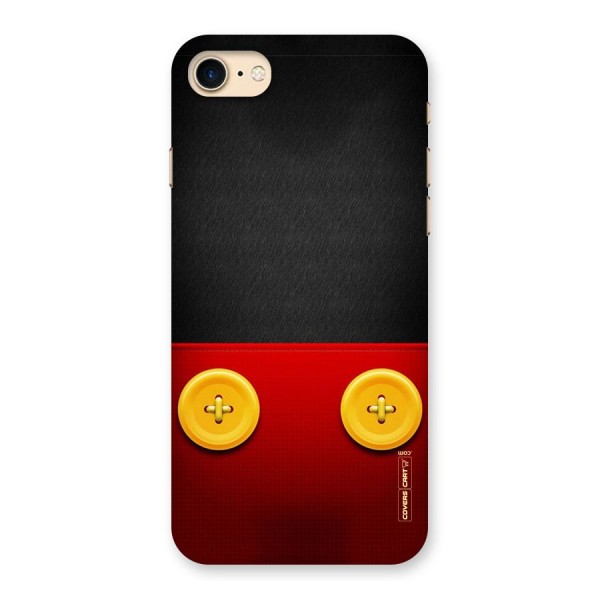 Yellow Button Back Case for iPhone 7