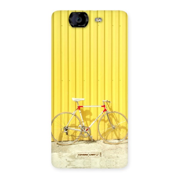 Yellow Cycle Classic Back Case for Canvas Knight A350