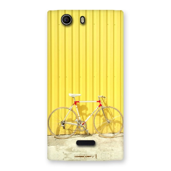 Yellow Cycle Classic Back Case for Canvas Nitro 2 E311