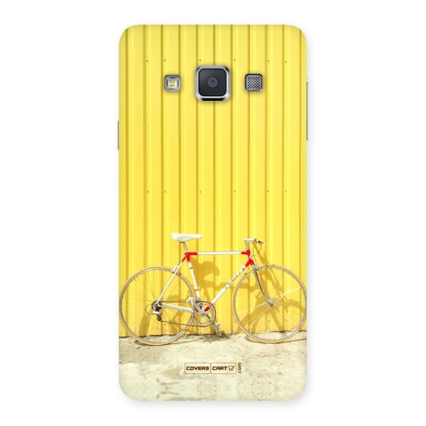 Yellow Cycle Classic Back Case for Galaxy A3